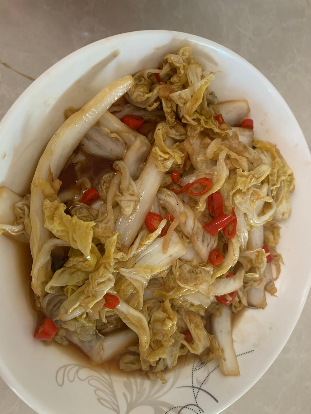 酸爽开胃的酸辣娃娃菜（白菜）