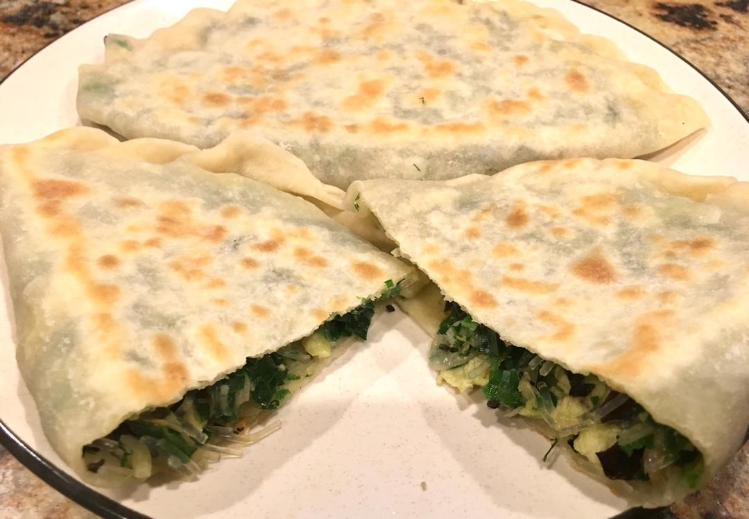 韭菜盒子 Chinese Leek and Egg Pasty