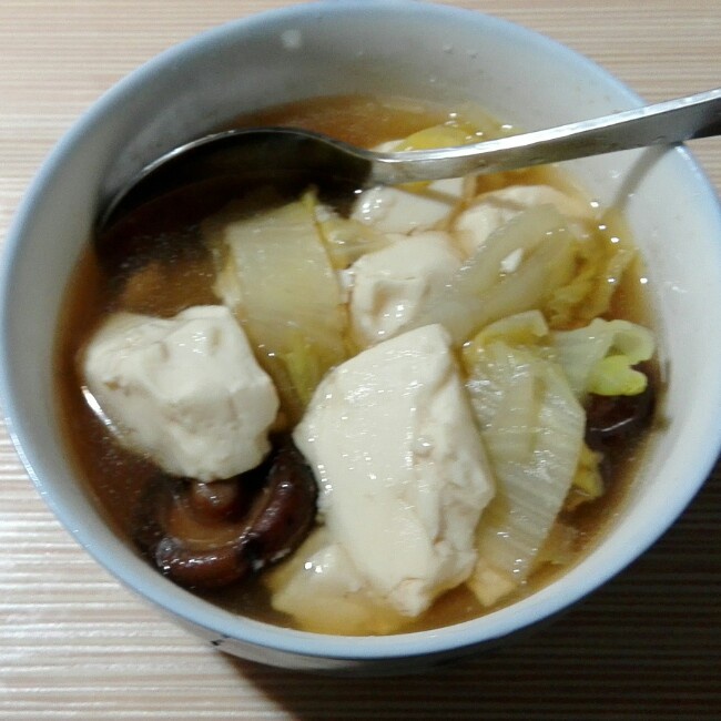 清淡食谱之白菜豆腐汤
