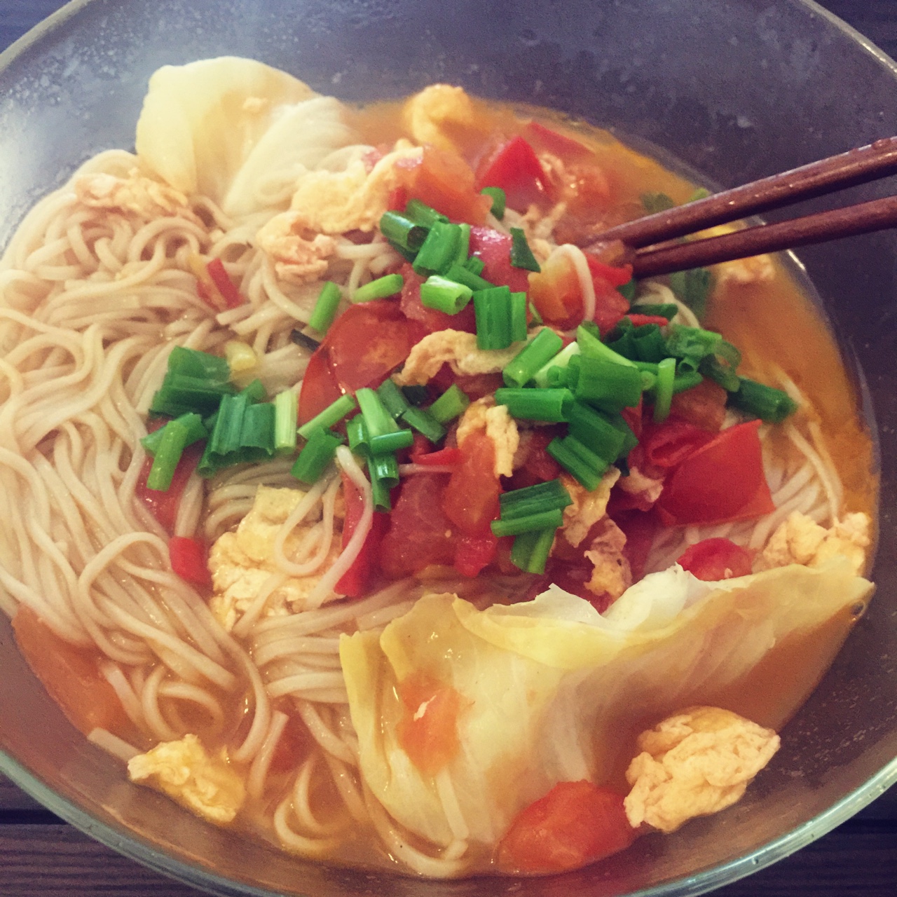 超级入味好吃的番茄鸡蛋面