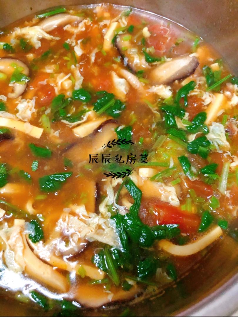 超级开胃的酸辣汤❗️10分钟搞定