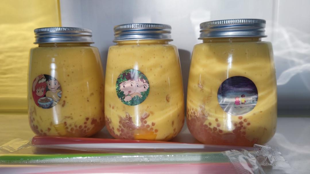 港式甜品——杨枝甘露(芒果西米露)附芒果花切法