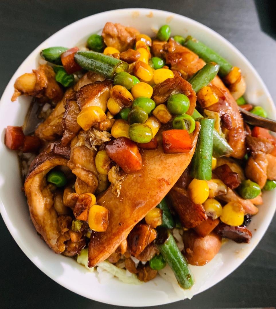 烤箱版会拉丝的芝士鸡肉焗饭
