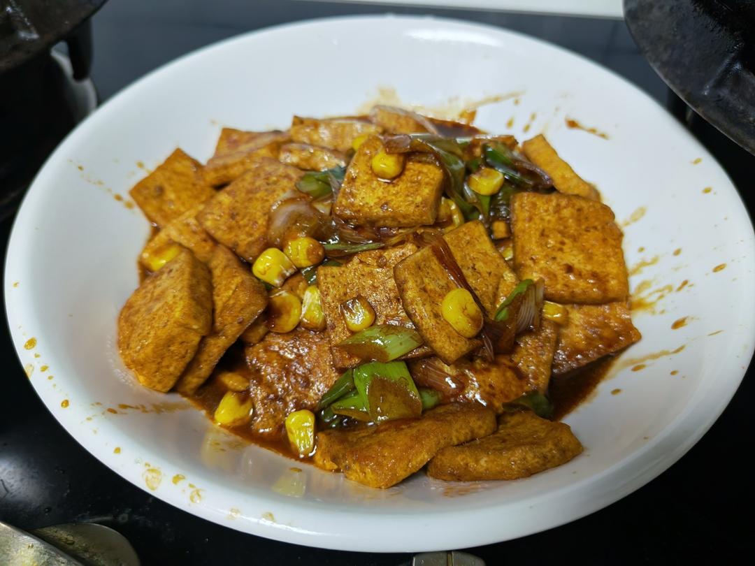 家常葱烧豆腐