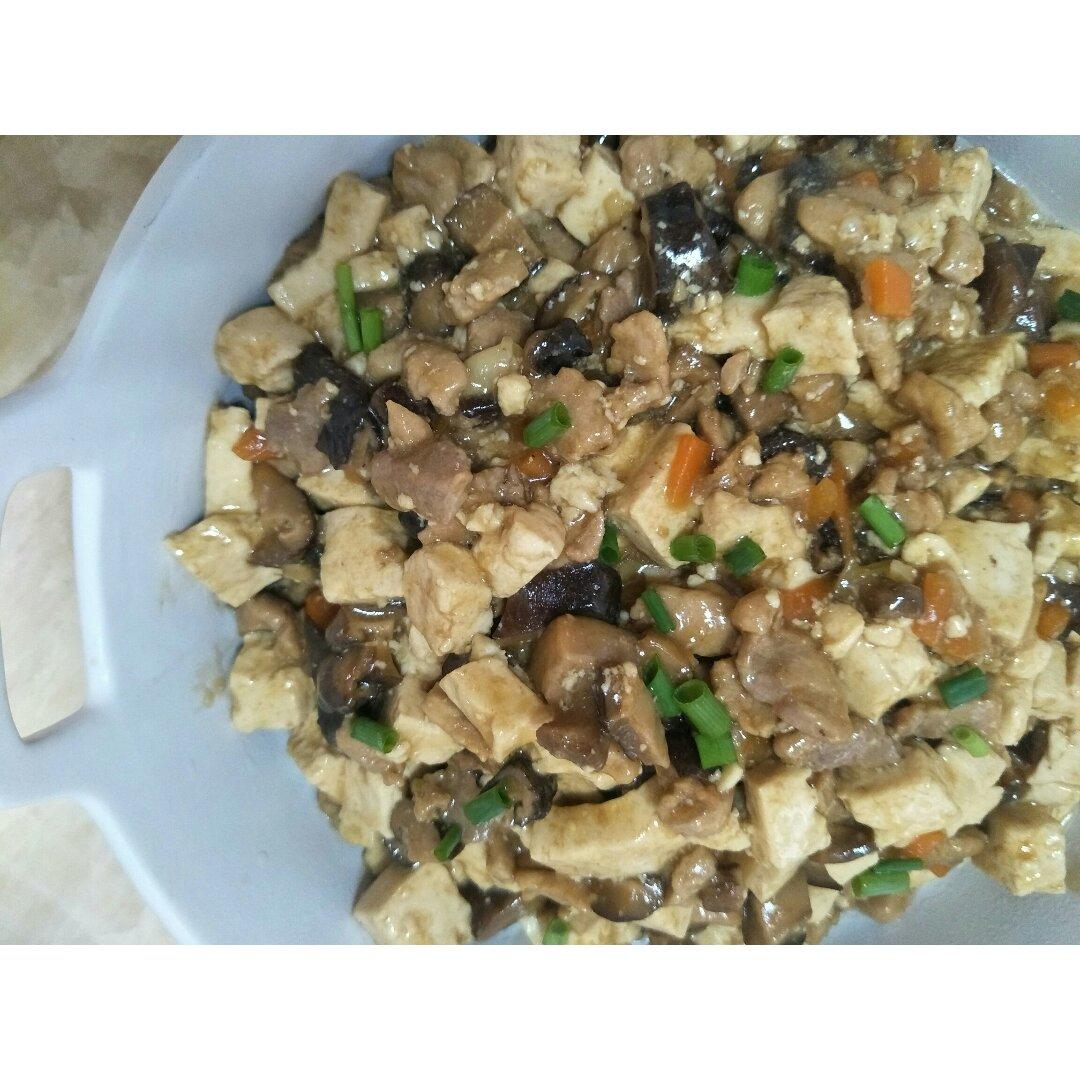 超级下饭的香菇肉沫豆腐