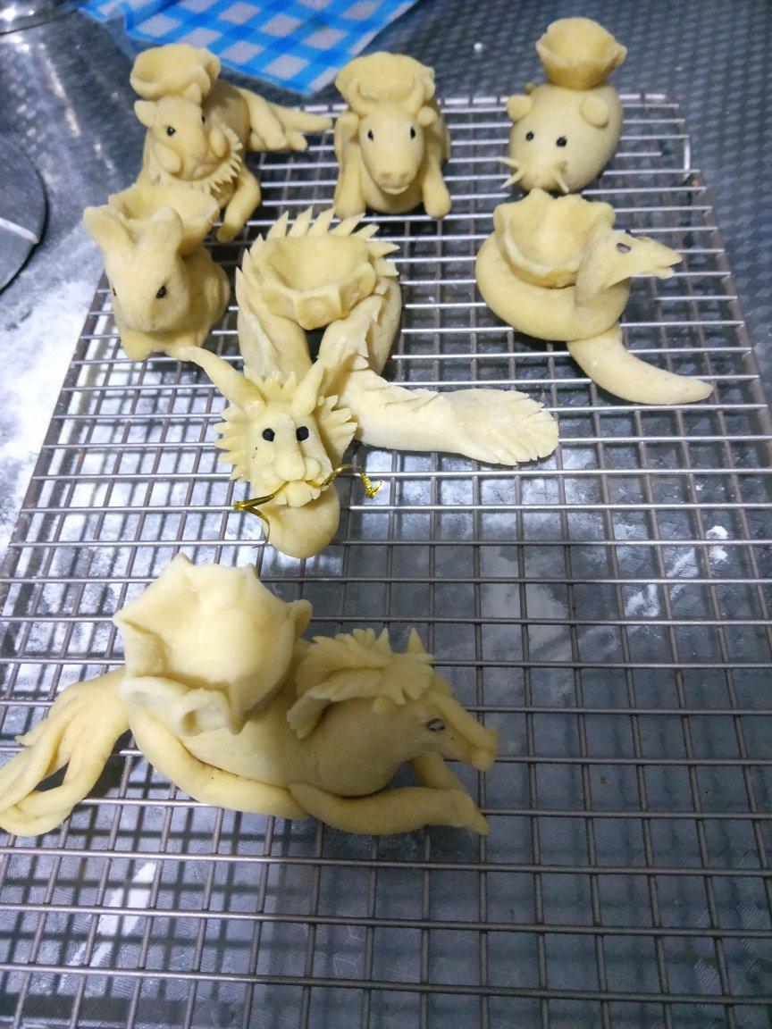 幸福的小跑做的元宵节-面灯