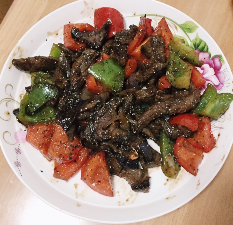 黑椒牛柳
