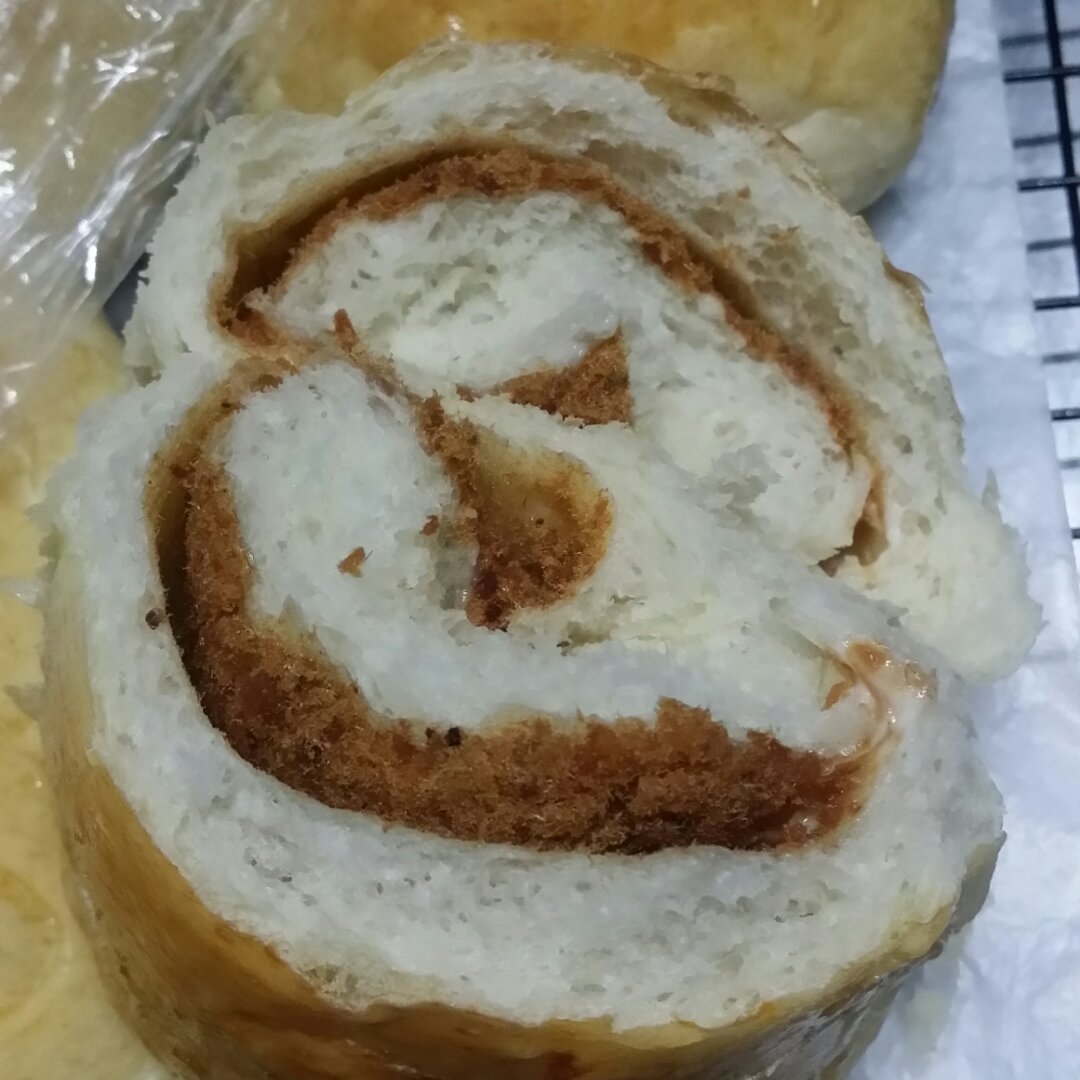 肉松沙拉酱面包（65度汤种）