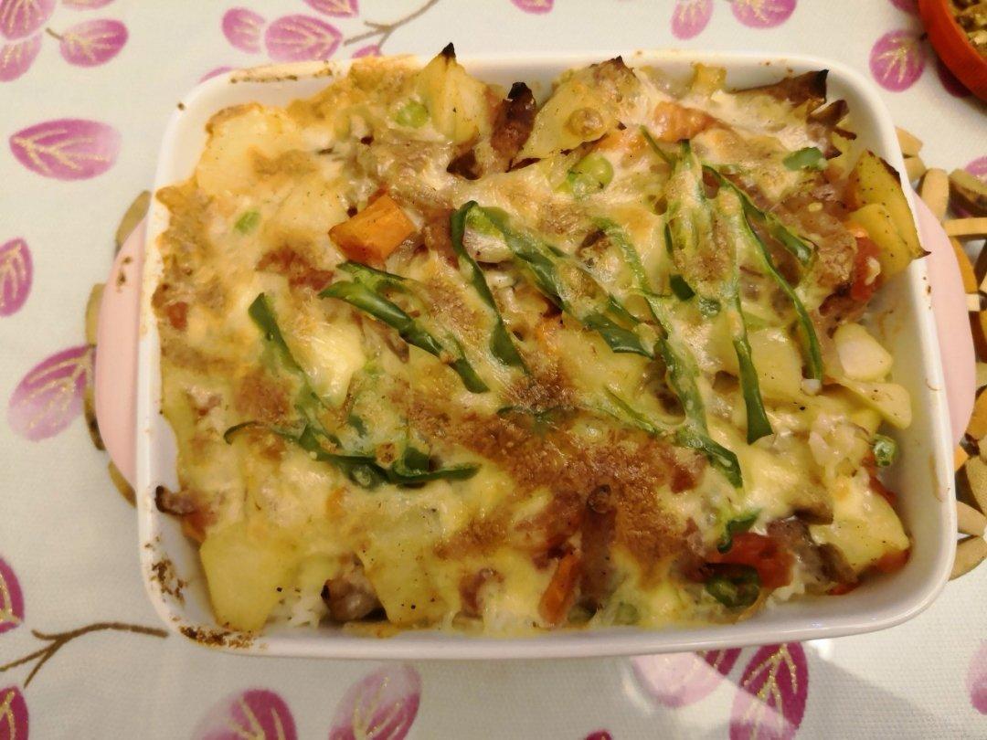 番茄鸡肉浓情焗饭【两人份】