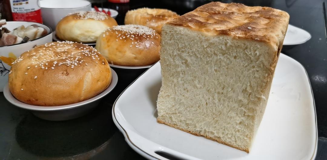 纯奶手撕吐司的做法 步骤1