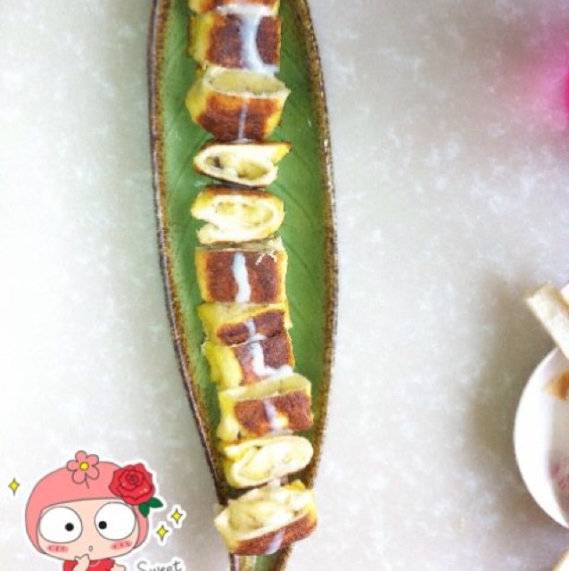 香蕉吐司卷