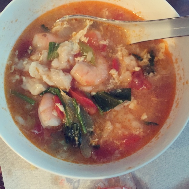 西红柿鸡蛋疙瘩汤