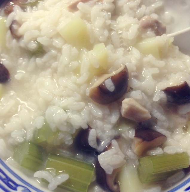 香菇鸡肉粥