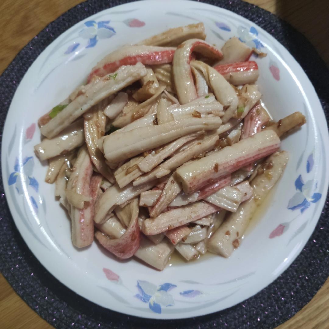 🔥鲜美嫩滑的蒜香蟹柳条❗️吃一口就上瘾
