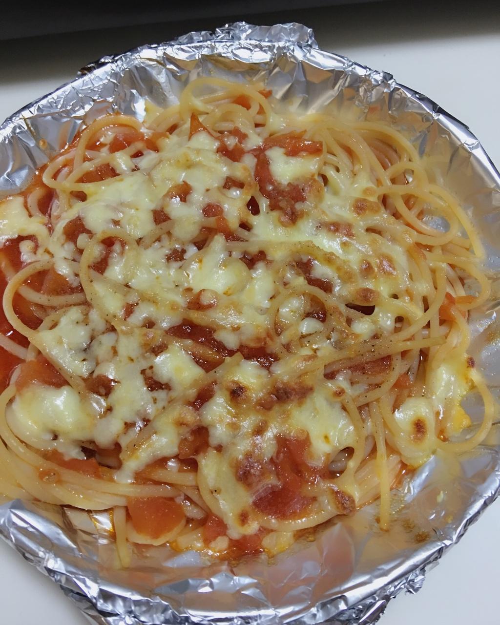 芝士焗番茄肉酱意大利面