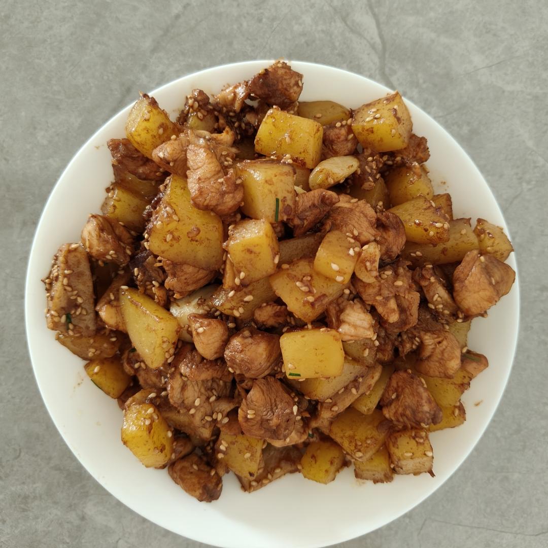 孜然蒜香鸡胸肉