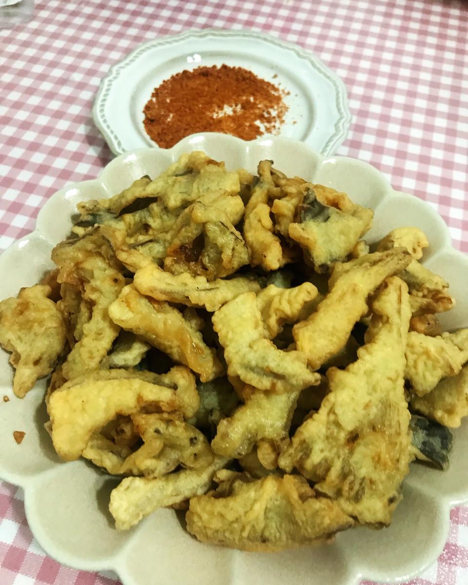 炸蘑菇