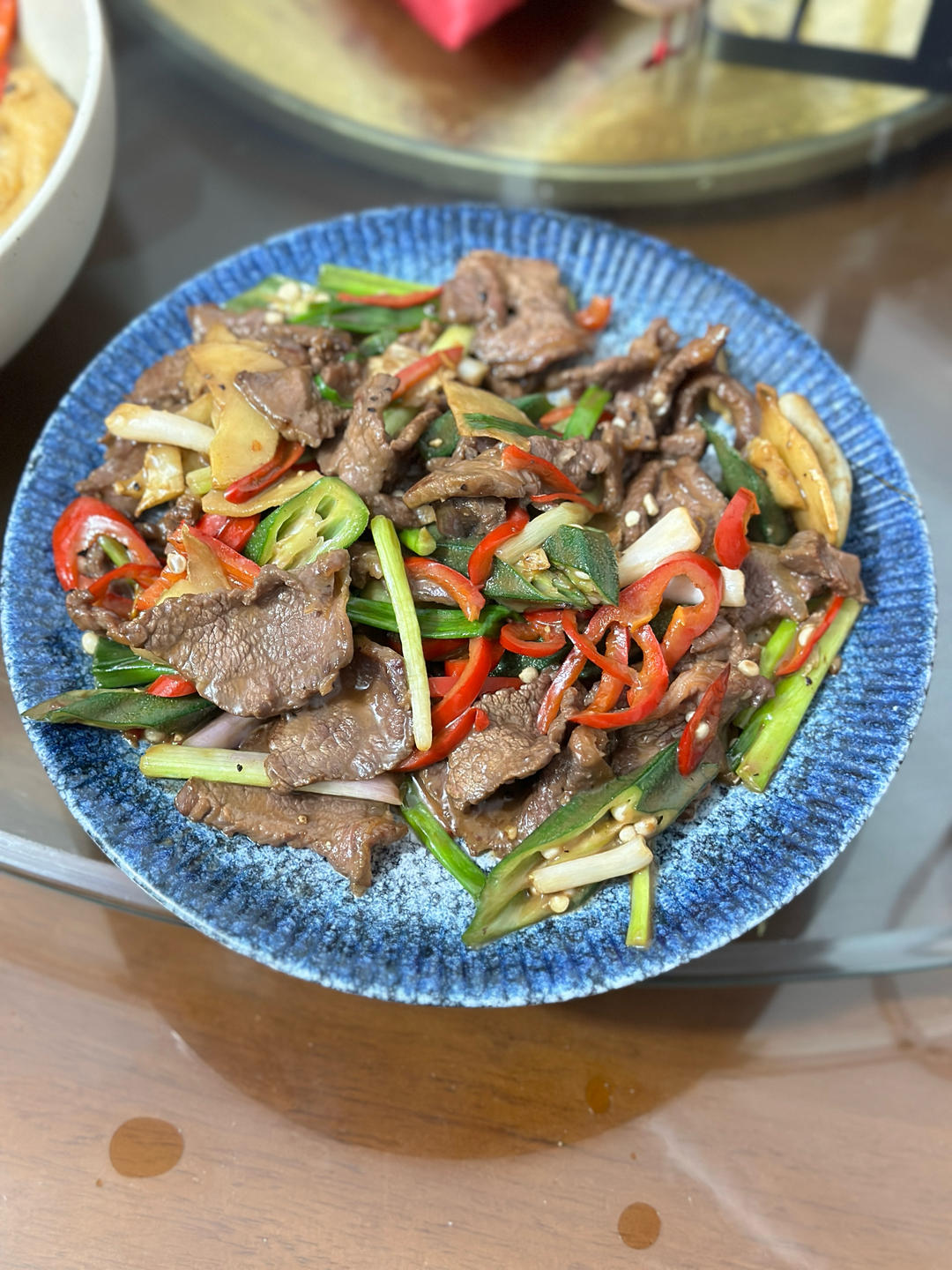 子姜炒牛肉