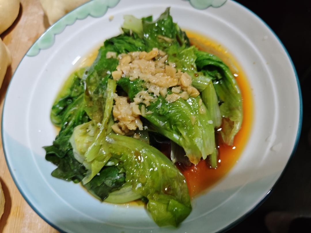 白灼生菜~鲜甜可口