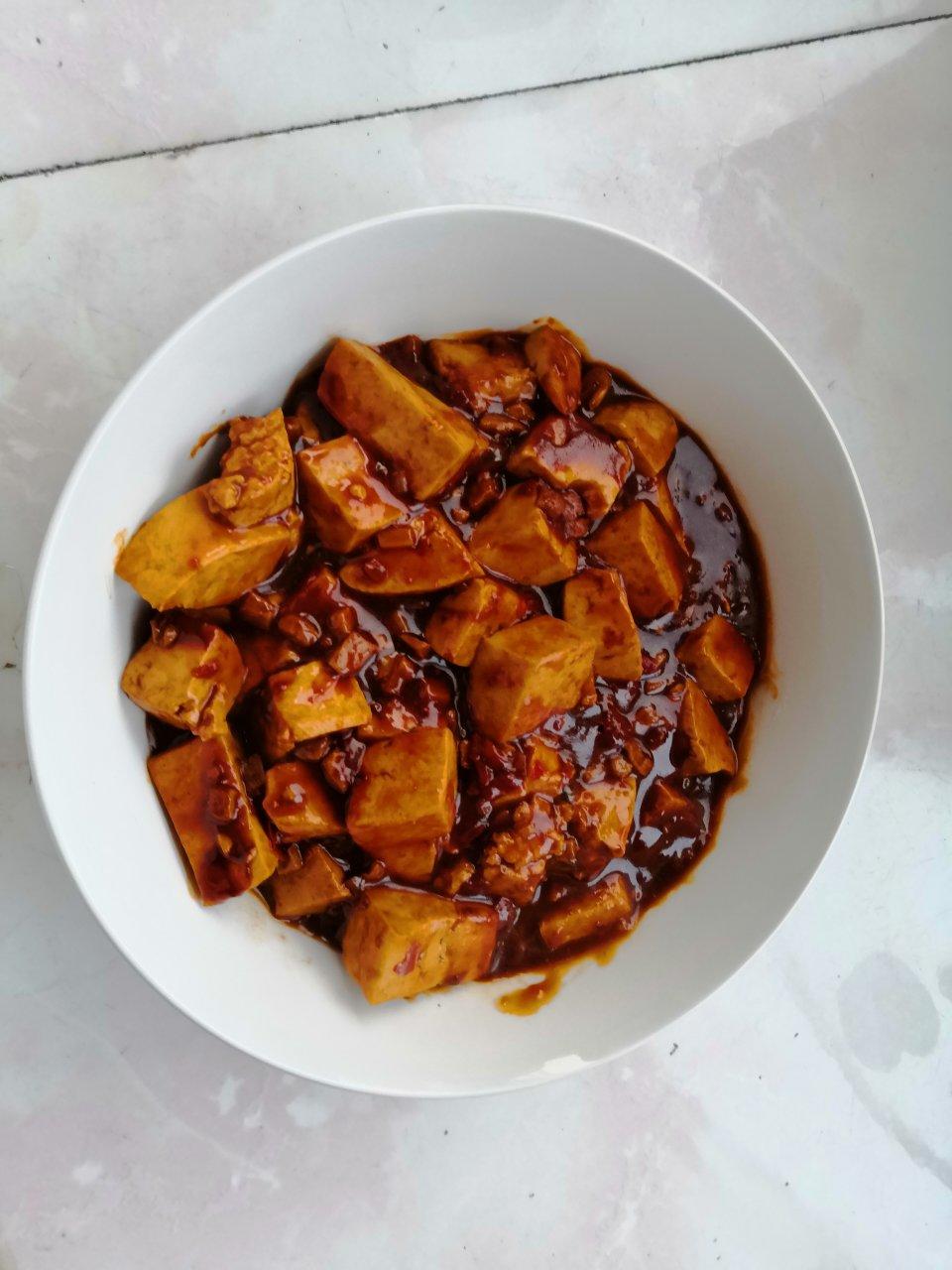 不麻婆的肉末豆腐