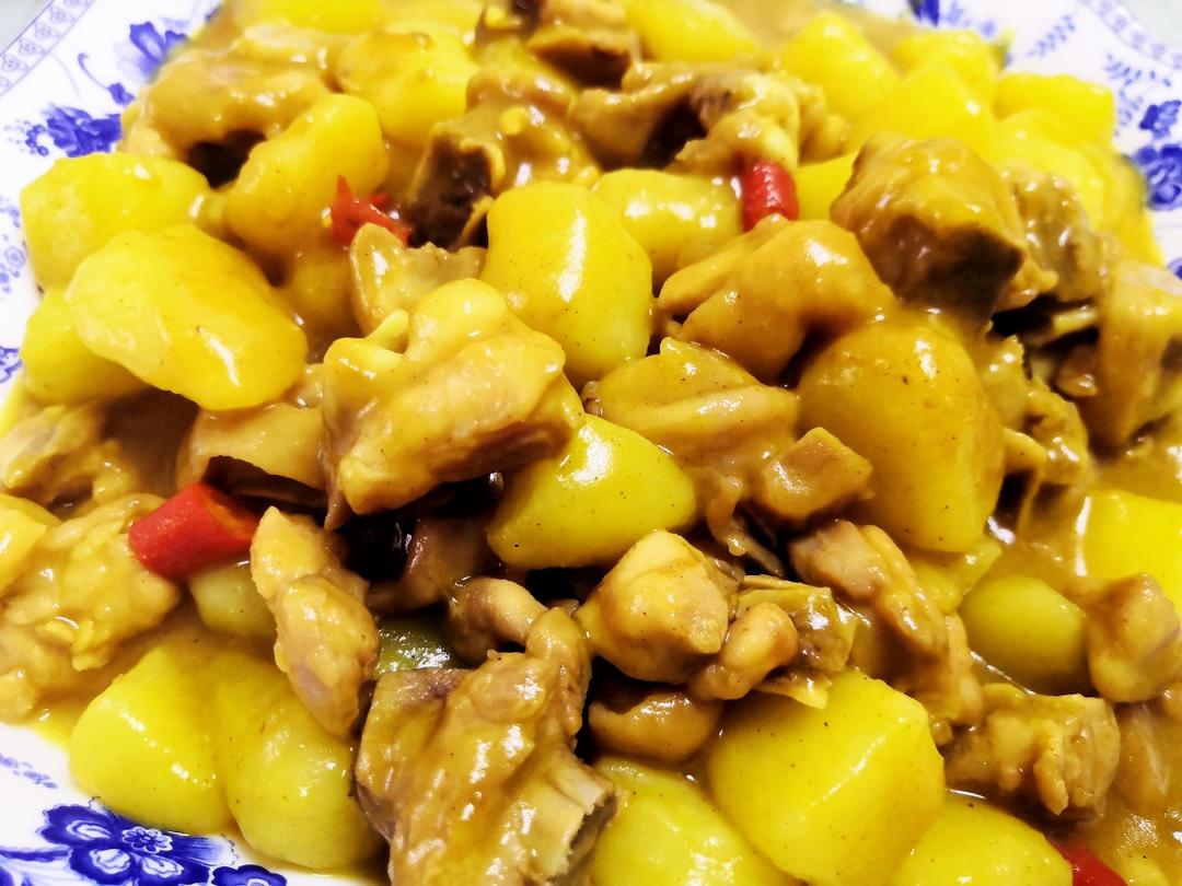 简易咖喱鸡