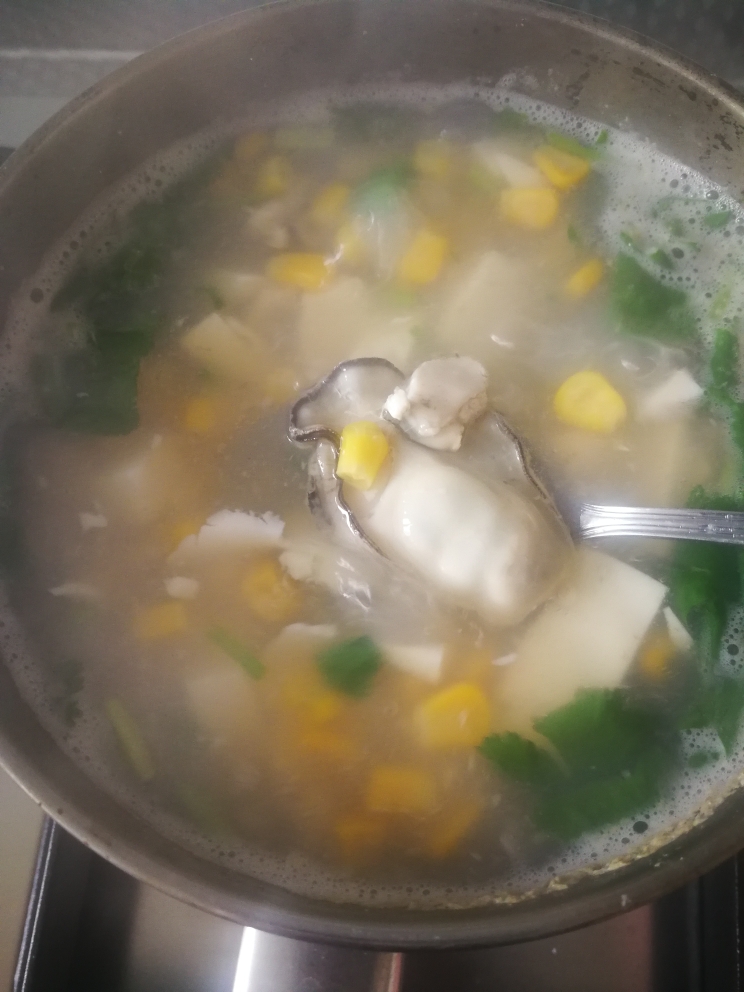 放疗 化疗食谱 牡蛎汤的做法 步骤1