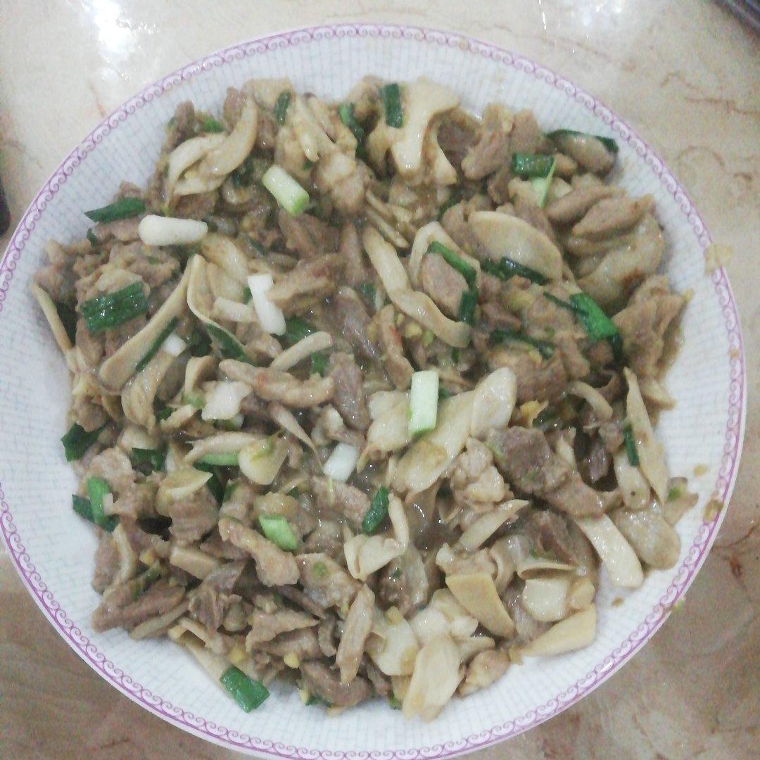 肉炒杏鲍菇