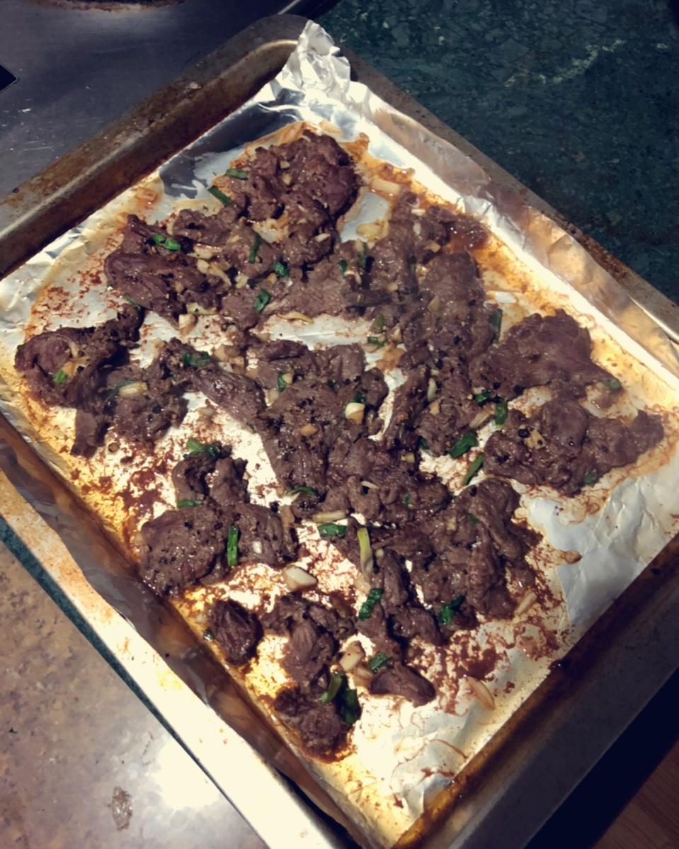 伊斯坦布尔的猫做的烤牛肉