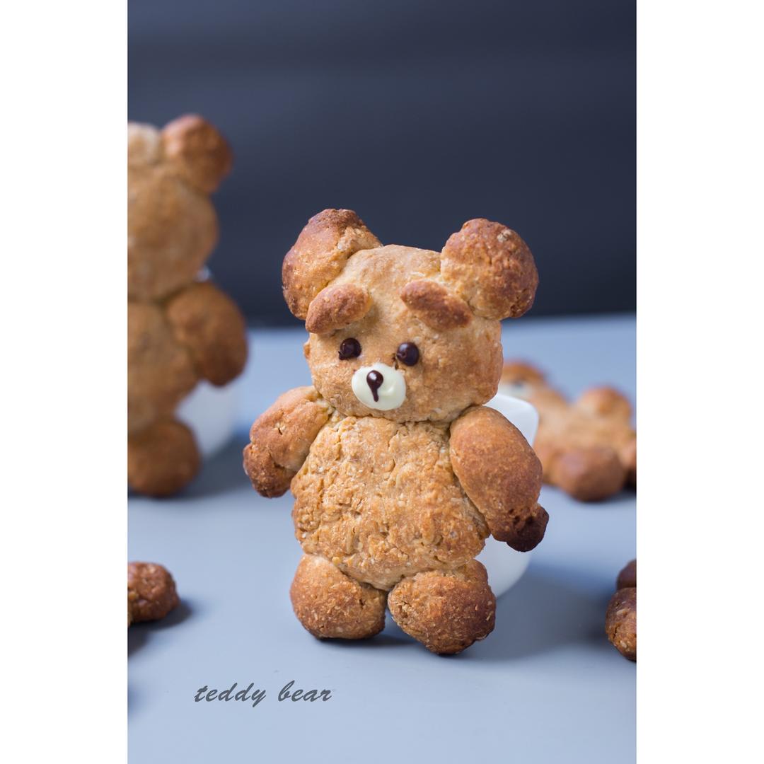 立体泰迪熊饼干