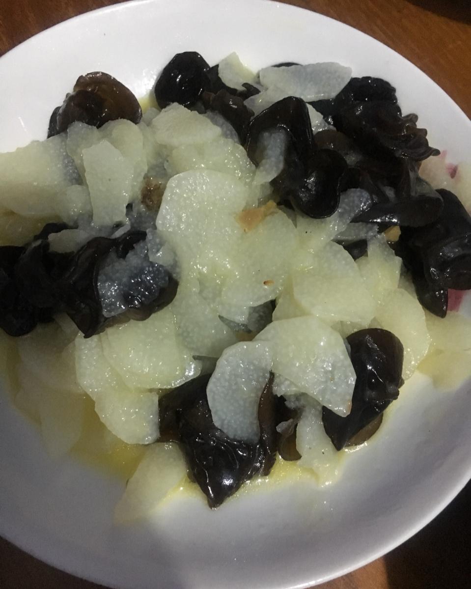 清炒山药木耳