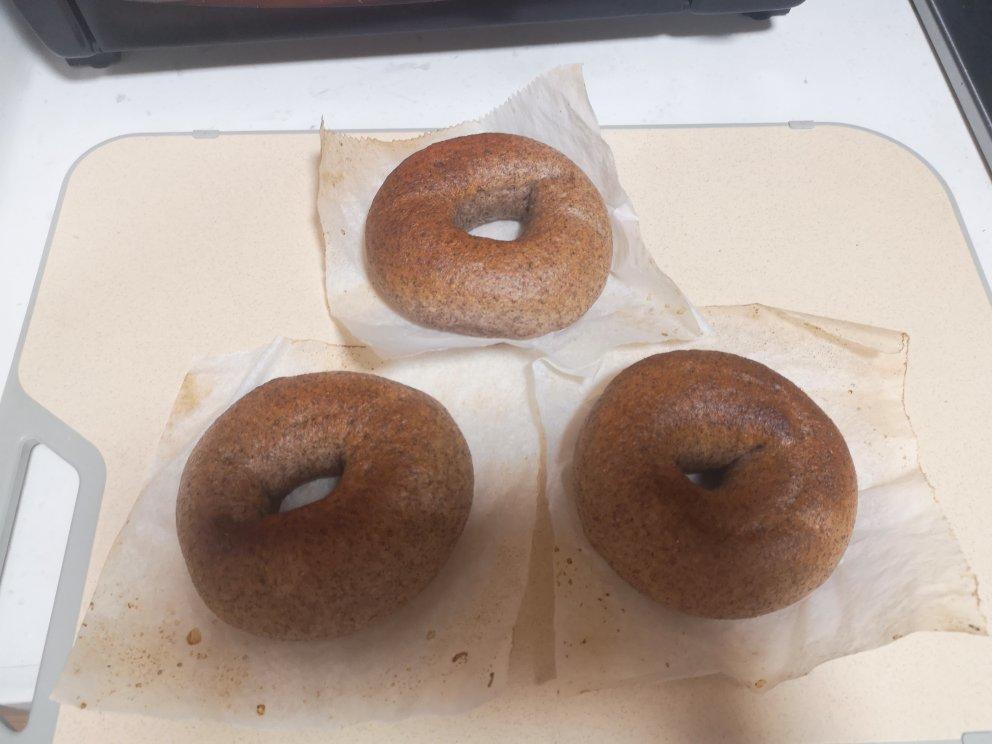 刷脂女孩的100%全麦贝果