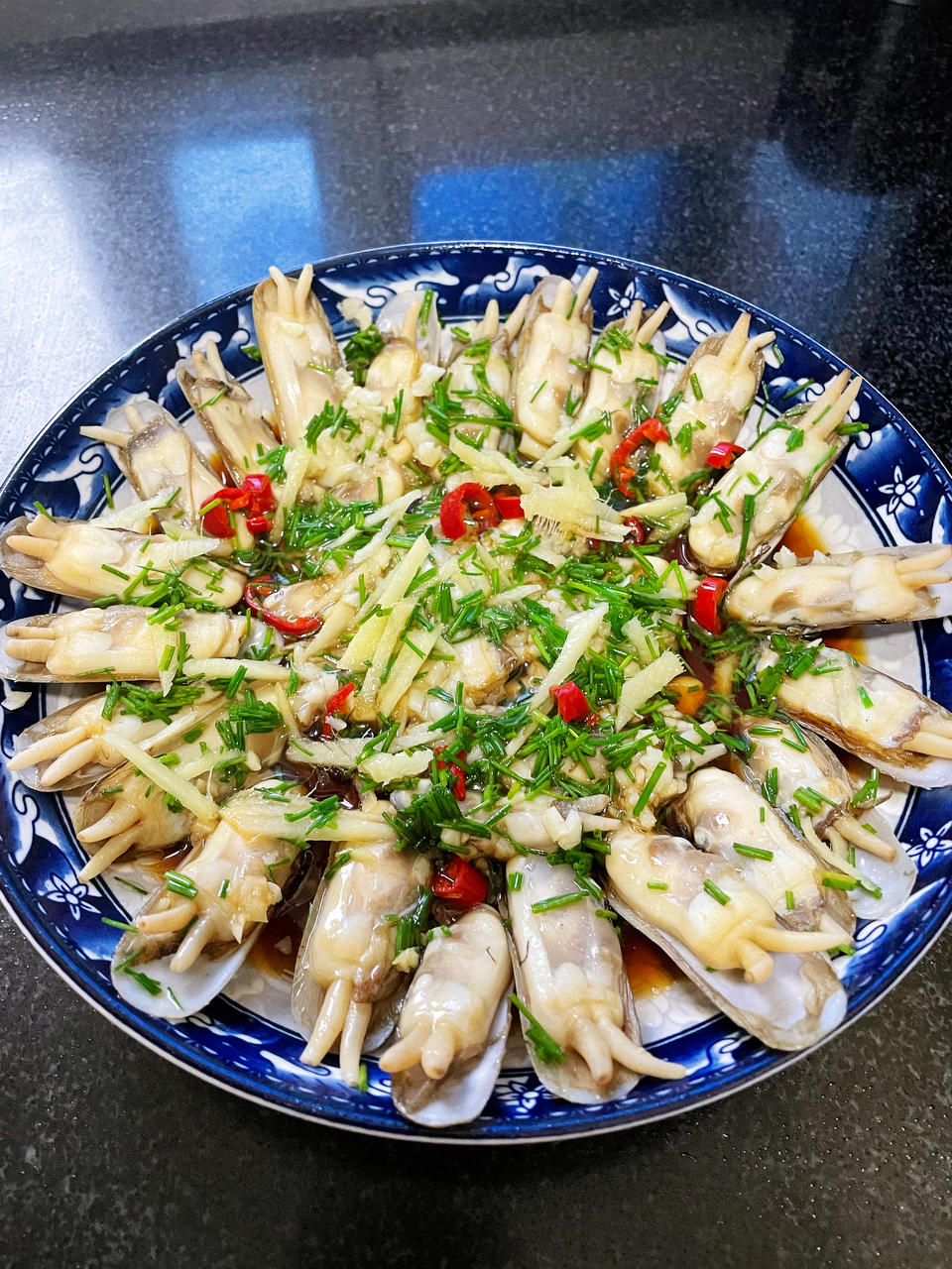 葱油蛏子
