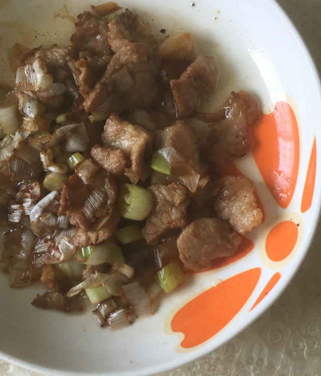 大葱炒肉