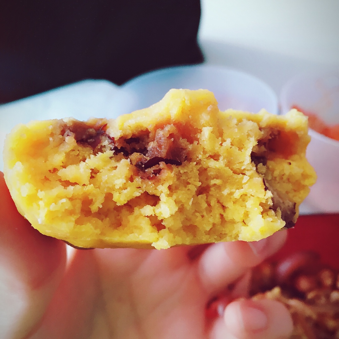 健康粗粮红薯玉米小饼