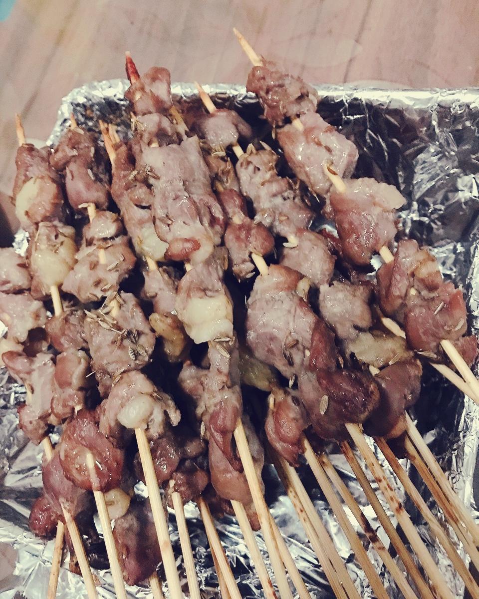 烤羊肉串
（烤箱版）