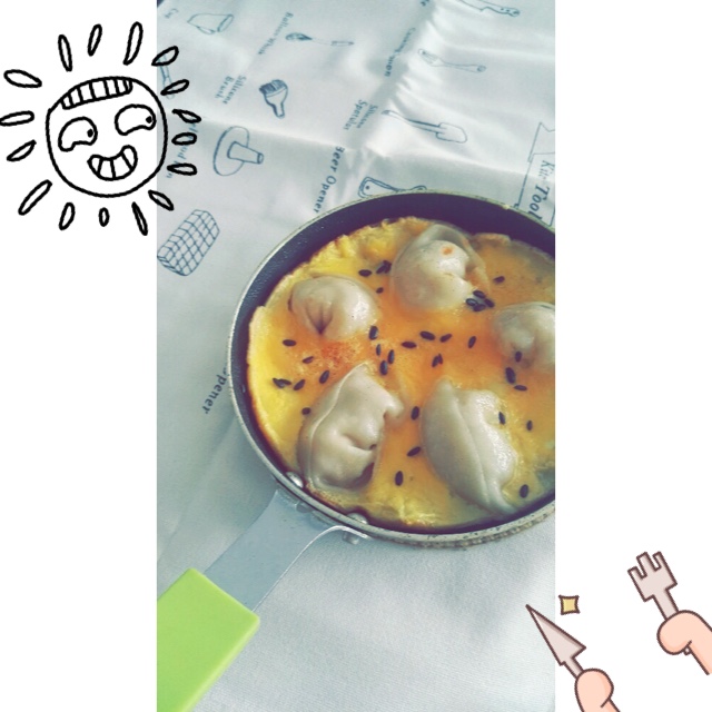 抱蛋煎馄饨
