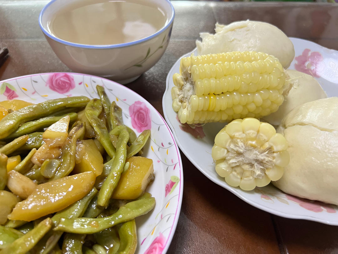 豆角炖土豆极简版💜