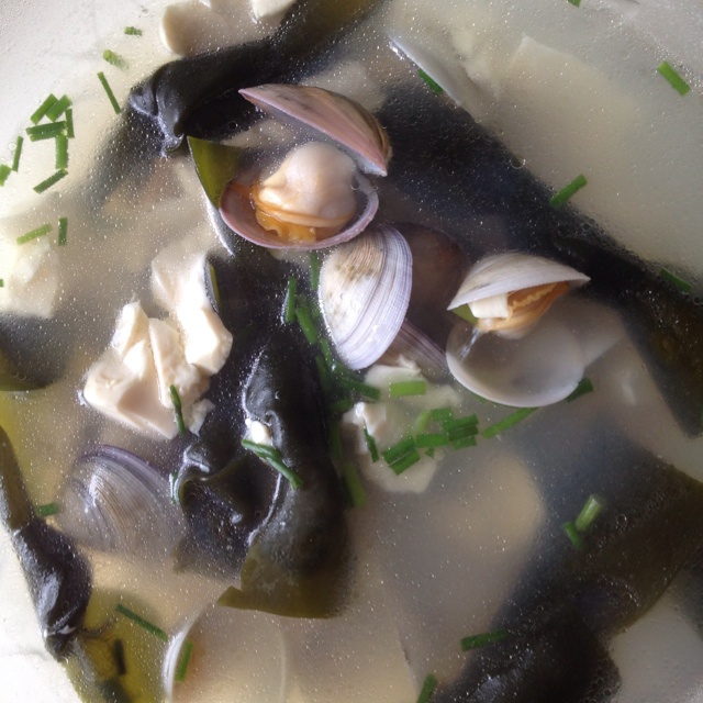 海带豆腐蛤蜊汤