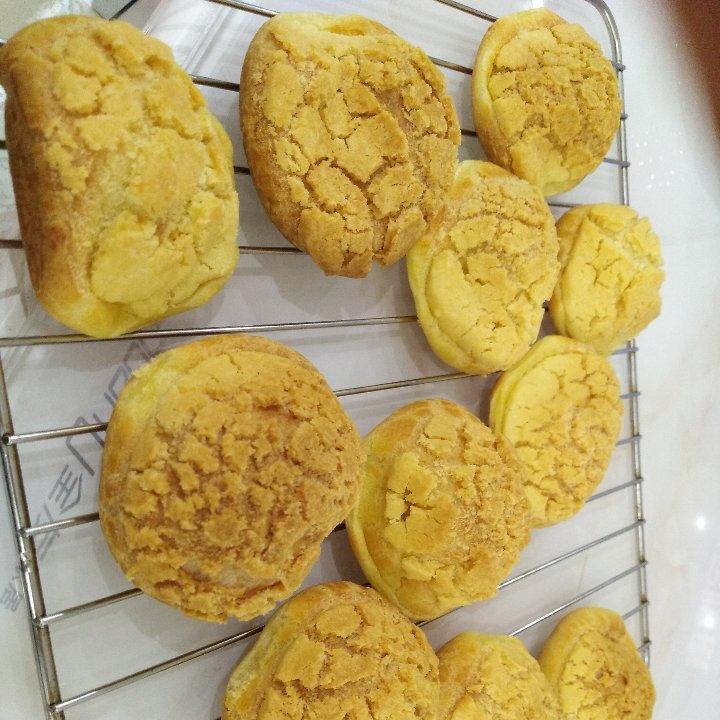 酥皮奶油泡芙--#皮黑森林#