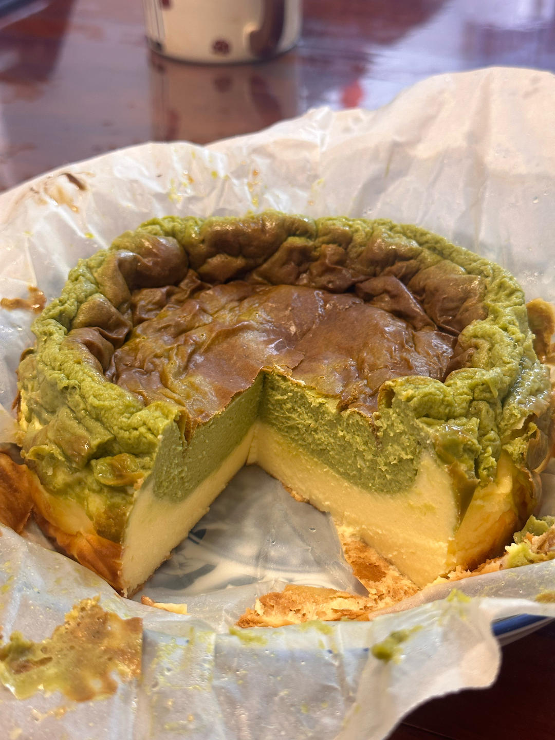 六寸巴斯克蛋糕