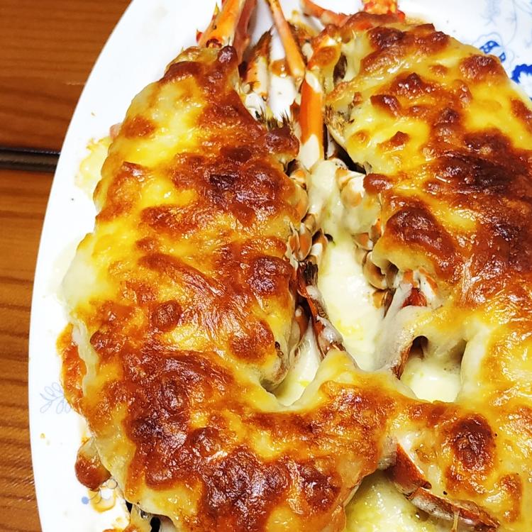 蒜香芝士焗青龙