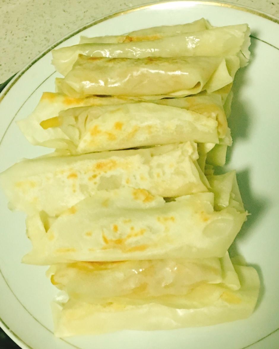 饺子皮千层饼