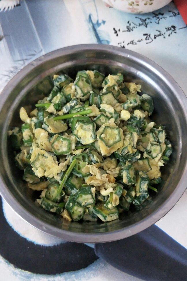 秋葵炒蛋