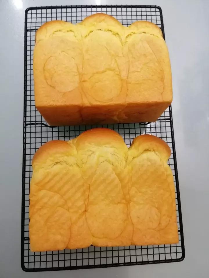南瓜吐司，奶香南瓜吐司，极致柔软，直接法