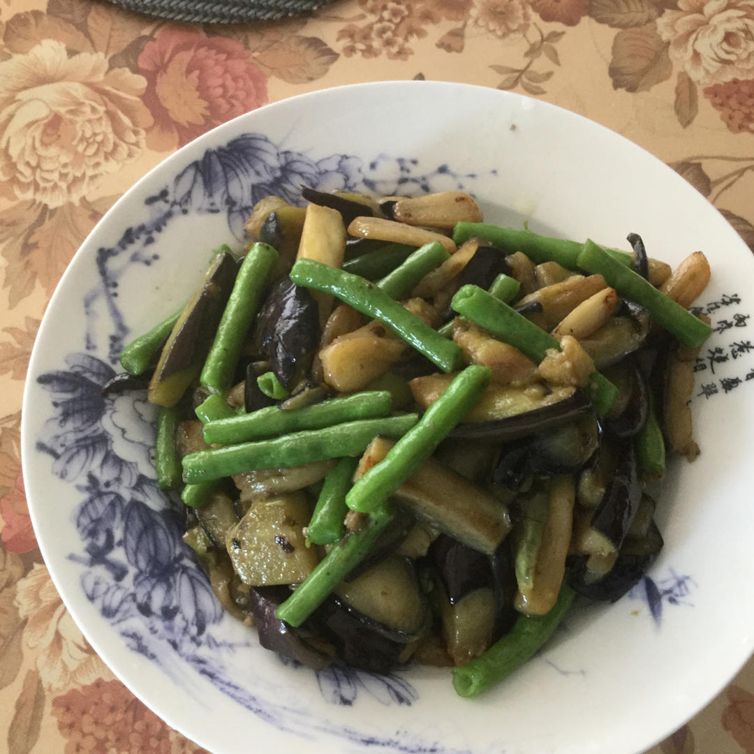 简易版豆角烧茄子🍆