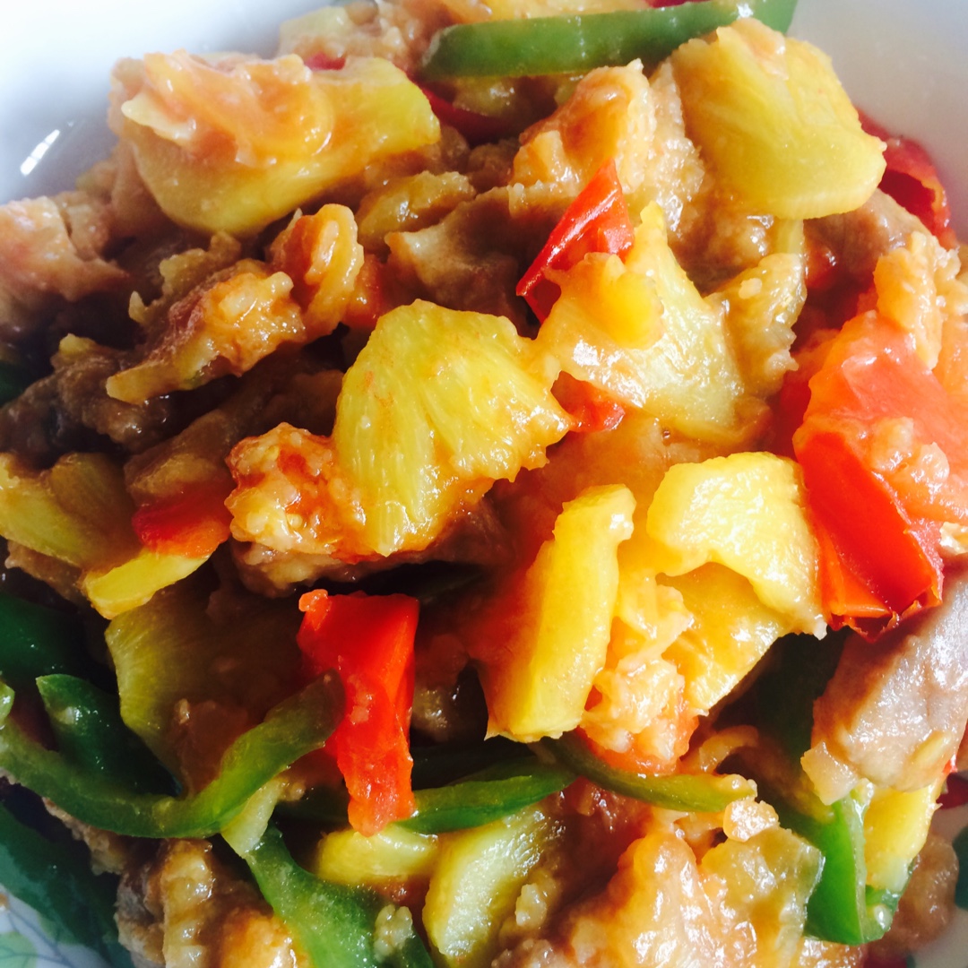 简单的菠萝古老肉