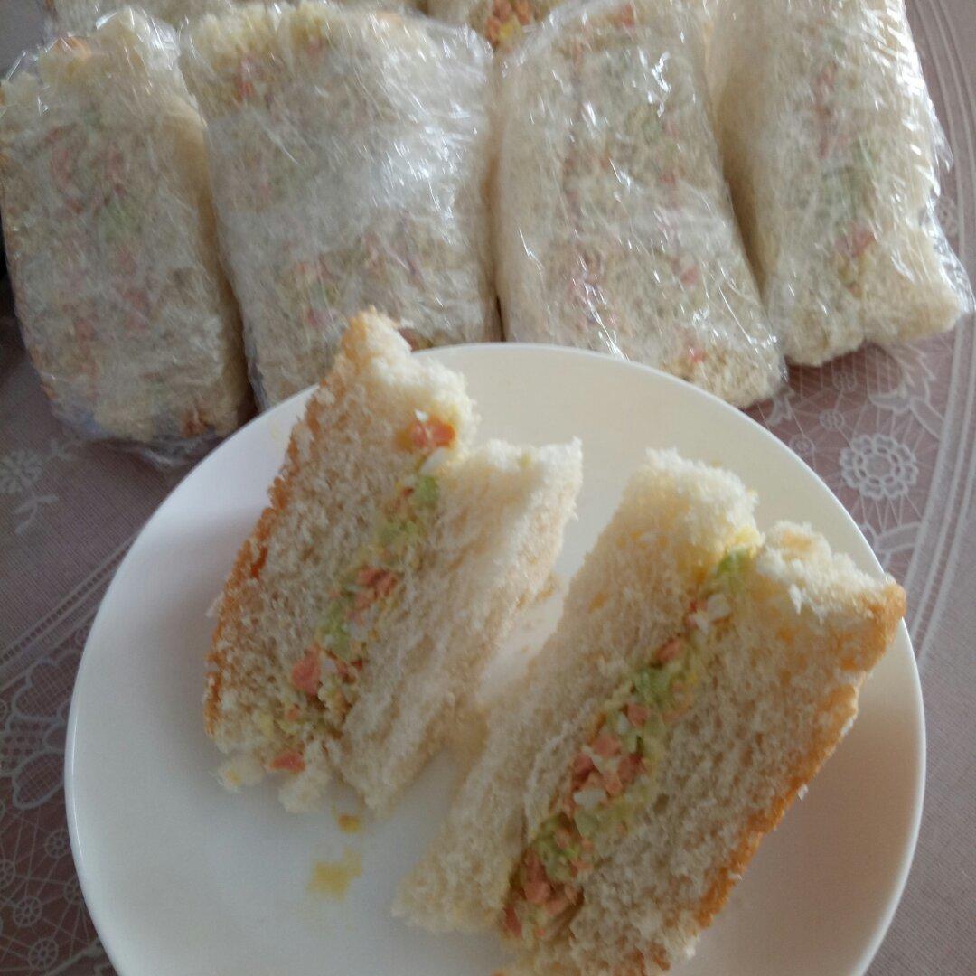 快手美味鸡蛋三明治