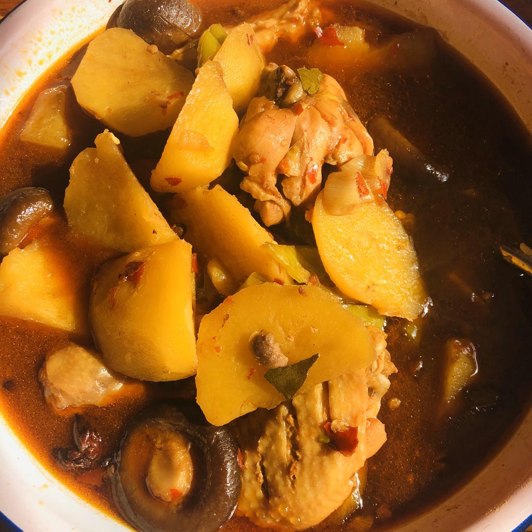 土豆香菇炖鸡腿🍗