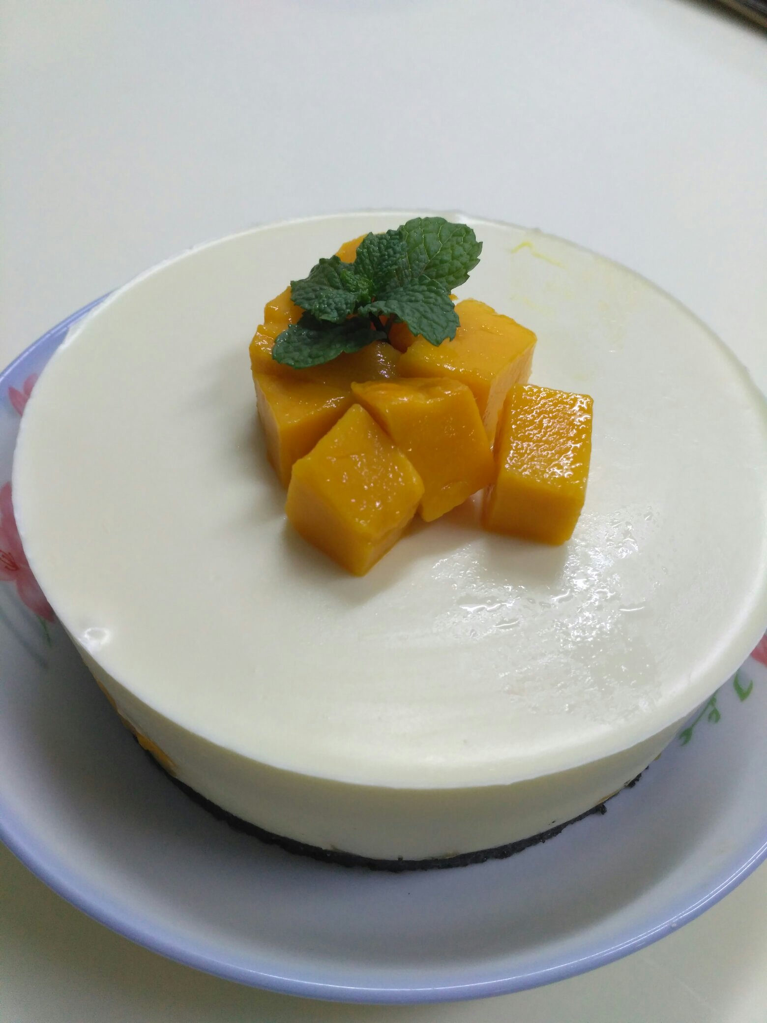 芒果酸奶冻芝士蛋糕的做法
