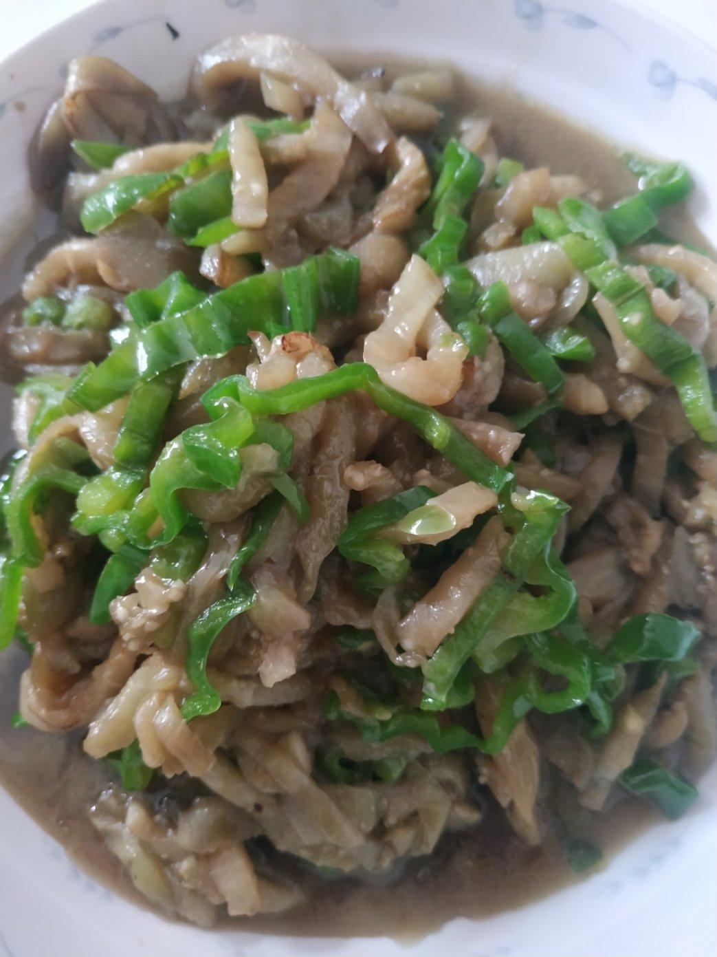 青椒茄子丝